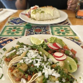 El Azteca Mexican - 3 Piece Shrimp Tacos - Mexican Near Me - Poughkeepsie, New York
