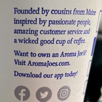 Aroma Joe's - a cup of coffee - Cafes Near Me - Rochester, New Hampshire