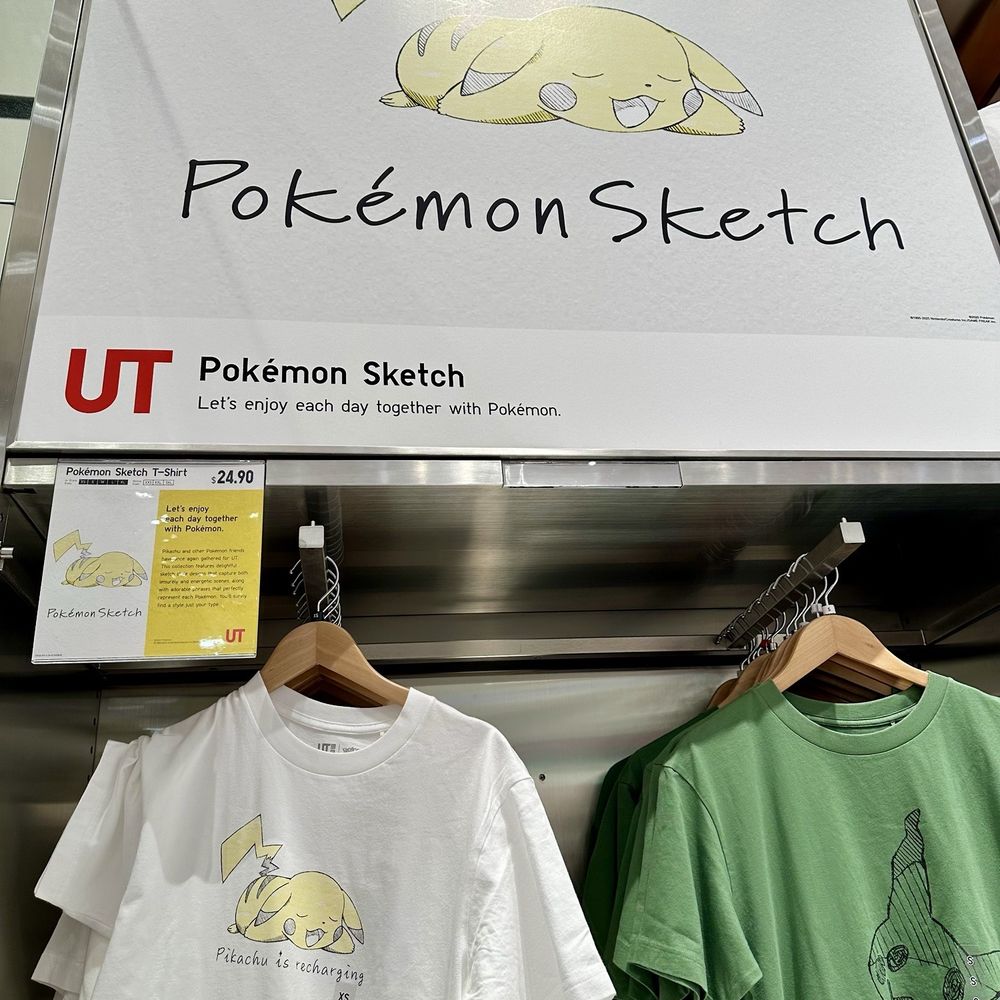 Uniqlo - Pokémon Sketch - Men's Clothing Near Me - Honolulu, Hawaii Uniqlo - Pokémon Sketch - Men's Clothing Near Me - Honolulu, Hawaii