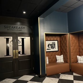 Hideout 125 - Awesome lobby with smokey tones to beckon you for a cocktail. - Seafood Near Me - Fort Wayne, Indiana Hideout 125 - Awesome lobby with smokey tones to beckon you for a cocktail. - Seafood Near Me - Fort Wayne, Indiana