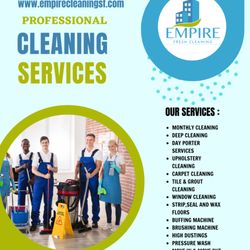 Empire Fresh Cleaning - Get a free quote! 

Marie Rovelo
Info.mr@empirecleaningsf.com
415.574.8115