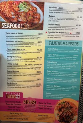 Menu photo 6 Riviera Maya Dunnellon, FL