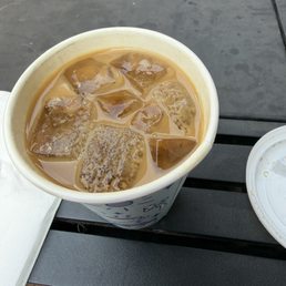 Salted caramel latte iced Salted caramel latte iced