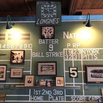 Clemente Museum - Replica Forbes Field Scoreboard. The number 5 is from the actual scoreboard at Forbes Field. - Museums Near Me - Pittsburgh, Pennsylvania Clemente Museum - Replica Forbes Field Scoreboard. The number 5 is from the actual scoreboard at Forbes Field. - Museums Near Me - Pittsburgh, Pennsylvania