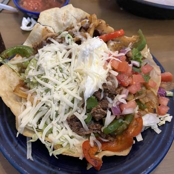 Cuco's Taqueria - Taco Salad with steak and fajita veggies - Mexican Near Me - Columbus, Ohio Cuco's Taqueria - Taco Salad with steak and fajita veggies - Mexican Near Me - Columbus, Ohio
