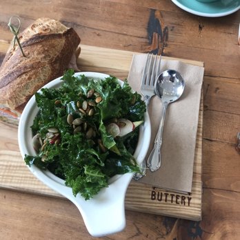 The Buttery - Turkey with Brie cheese sandwich and Kale salad - Bakeries Near Me - Malvern, Pennsylvania The Buttery - Turkey with Brie cheese sandwich and Kale salad - Bakeries Near Me - Malvern, Pennsylvania