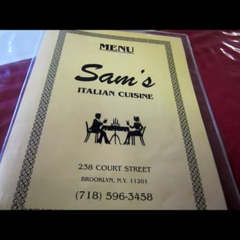 Sam's restaurant - Sams menu - Italian Near Me - Brooklyn, New York Sam's restaurant - Sams menu - Italian Near Me - Brooklyn, New York