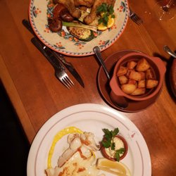 Bodega - Nos 2 plats : Pollo y Sepia