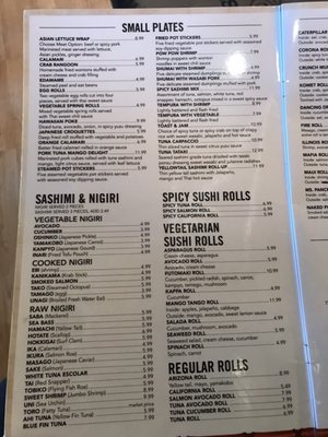 Menu photo 2 Naked Tchopstix Fort Wayne, IN