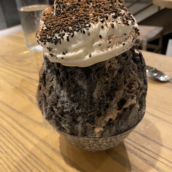 Ernest - Black saseme shaved ice - so good! - New American Near Me - San Francisco, California Ernest - Black saseme shaved ice - so good! - New American Near Me - San Francisco, California
