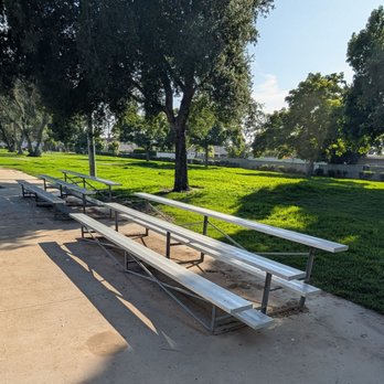 Rio San Gabriel Park - Bleachers by the softball field - Parks Near Me - Downey, California Rio San Gabriel Park - Bleachers by the softball field - Parks Near Me - Downey, California