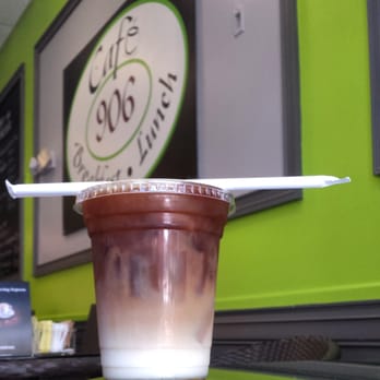 Cafe 906 - Iced Chai w/ soy & topped w/ a shot of Nespresso. Yum. - Cafes Near Me - Orlando, Florida