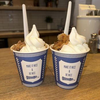 Souvla - Frozen Greek yogurt with baklava crumbles & honey syrup - Greek Near Me - San Francisco, California