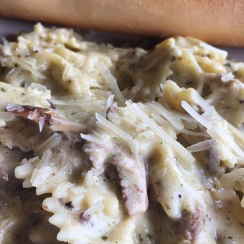 la Madeleine - Chicken Pesto Pasta (up close pic) without tomatoes. - Bakeries Near Me - Duluth, Georgia