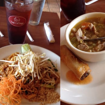 Thai Cottage - Bellaire - Lunch special $6.95 for pad Thai, beef soup and an egg roll. Thai tea not included. - Thai Near Me - Bellaire, Texas Thai Cottage - Bellaire - Lunch special $6.95 for pad Thai, beef soup and an egg roll. Thai tea not included. - Thai Near Me - Bellaire, Texas