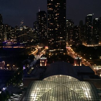 Navy Pier's Centennial Wheel - Night view on the top - Amusement Parks Near Me - Chicago, Illinois