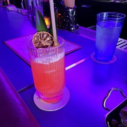 Apricot and strawberry junglebird
