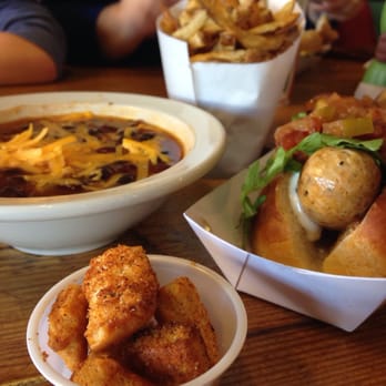 Good Dog - Turducken dog, chili with croutons and frites - Caterers Near Me Good Dog - Turducken dog, chili with croutons and frites - Caterers Near Me