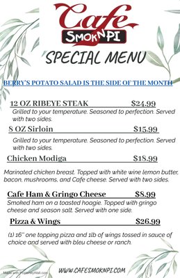 Menu photo 6 Cafe Smok N Pi De Soto, MO Menu photo 6 Cafe Smok N Pi De Soto, MO