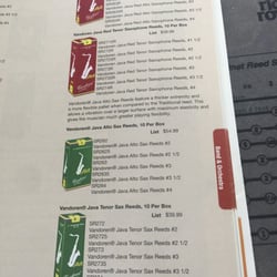 Catalano's Music Center - The catalog.