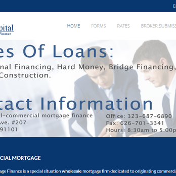 Code Climb - Website for Pacific Capital Commercial Loans. - Web Design Near Me