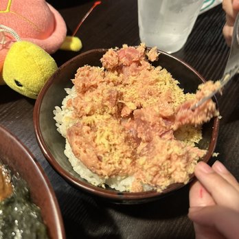 Ushio Sushi - Small spicy tuna bowl that comes with ramen lunch special. - Sushi Bars Near Me - Davie, Florida