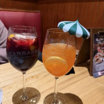 Carrabba's Italian Grill - BlackBerry Sangria and Sorrento Spritz - Italian Near Me - Raleigh, North Carolina Carrabba's Italian Grill - BlackBerry Sangria and Sorrento Spritz - Italian Near Me - Raleigh, North Carolina