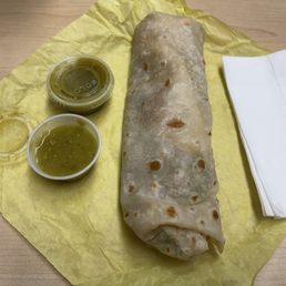 Chile Relleno burrito with hot sauce Chile Relleno burrito with hot sauce
