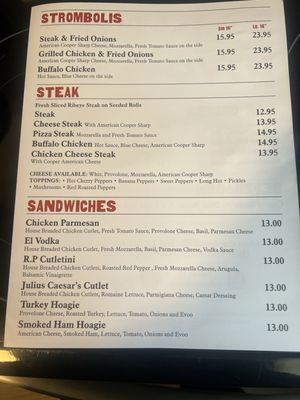 Menu photo 2 La Nova Pizza & Steak Philadelphia, PA Menu photo 2 La Nova Pizza & Steak Philadelphia, PA