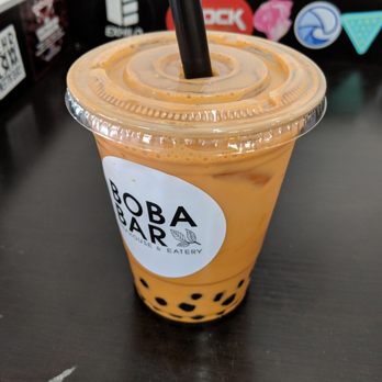 Boba Bar - Thai Tea with Pearls - $4.45 - Bubble Tea Near Me - San Jose, California Boba Bar - Thai Tea with Pearls - $4.45 - Bubble Tea Near Me - San Jose, California
