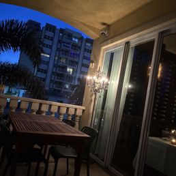 Outside seating