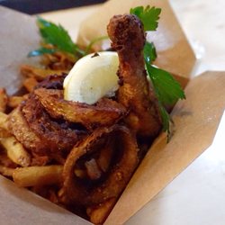 Copper and Wheat - Duck fat fries and fried chicken