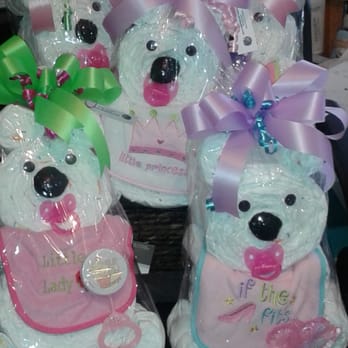 Kelly's Kreations - Diaper Teddy Bear 40-45 diapers - Florists Near Me - Alachua, Florida