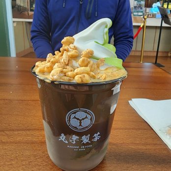 Maruwu Seicha - Matcha Hokkaido Swirl Coffee Affogato, $8.50 - Coffee & Tea Near Me - San Francisco, California