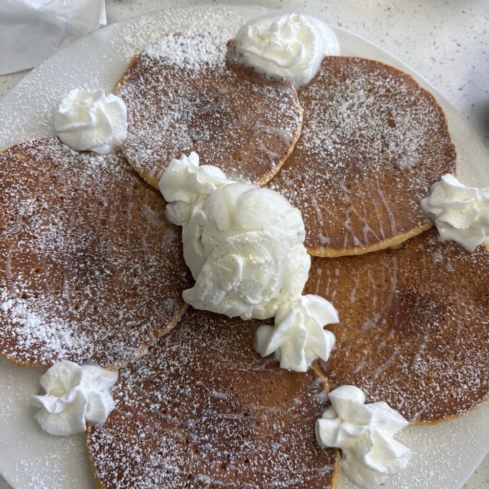 Brittany’s Cafe - Pumpkin pancakes with a scoop of vanilla - Breakfast & Brunch Near Me - Atlantic City, New Jersey