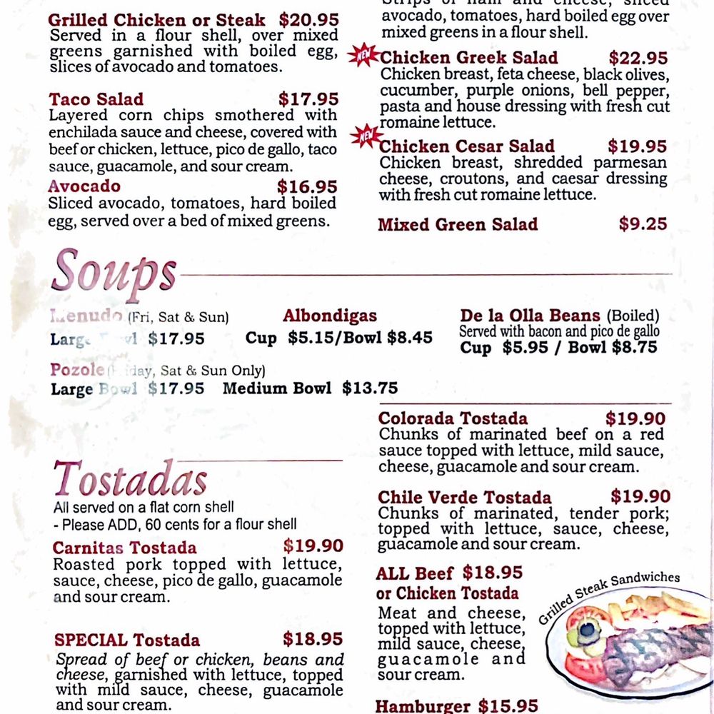 Menu pics Menu pics