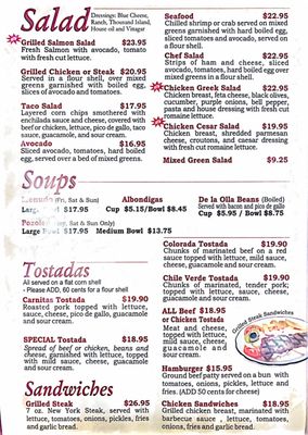 Menu photo 8 The Granada Restaurant Burbank, CA