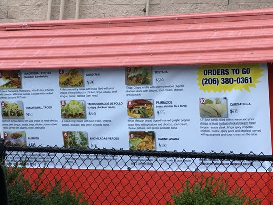 Menu photo 8 Tacos Las Delicias Seattle, WA Menu photo 8 Tacos Las Delicias Seattle, WA