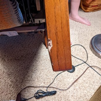 La-Z-Boy - Chair delivered with gash in leg. - Furniture Stores Near Me - Monroe, Michigan La-Z-Boy - Chair delivered with gash in leg. - Furniture Stores Near Me - Monroe, Michigan
