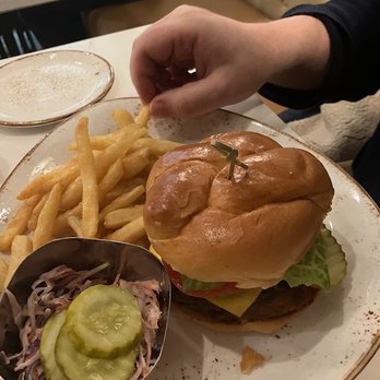 Monte Carlo - Burger, fries, cole slaw - American Near Me - New York, New York Monte Carlo - Burger, fries, cole slaw - American Near Me - New York, New York
