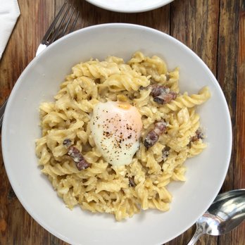 Emilia - Fusilli Carbonara - Italian Near Me - Knoxville, Tennessee Emilia - Fusilli Carbonara - Italian Near Me - Knoxville, Tennessee