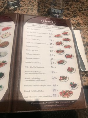 Menu photo 3 Zübeyir Ocakbaşı Istanbul, 34 Menu photo 3 Zübeyir Ocakbaşı Istanbul, 34