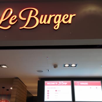 Le Burger - Nice menu system for a mall setup. - Burgers Near Me - Vienna, 9