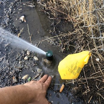 AIM Property Management Company - Water leaks constantly underneath the sprinkler. Wasting water! They say it's normal - Property Management Near Me - Redlands, California
