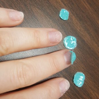 Essence Nails & Spa - The gel polish easily pulled off from my nails. - Nail Salons Near Me - Cincinnati, Ohio