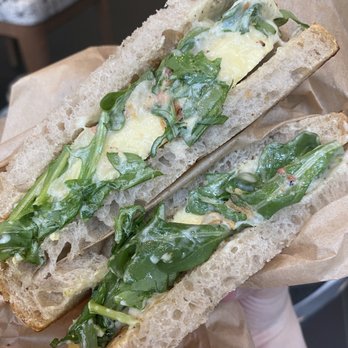George Howell Coffee - Egg, cheddar, arugula, and tomato sandwich - Coffee & Tea Near Me - Boston, Massachusetts George Howell Coffee - Egg, cheddar, arugula, and tomato sandwich - Coffee & Tea Near Me - Boston, Massachusetts
