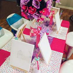 Memorable Mobile Parties - This is our "Paint & Polish" Let's get creative and celebrate with manicures, karaoke + more!