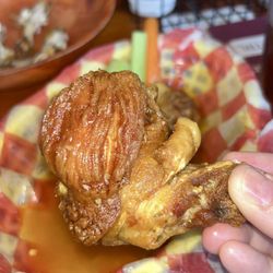 Fox and Hounds British Pub - A big a$$ chicken wang