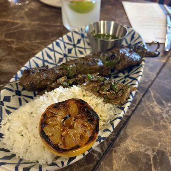 Amaya - beef skewer - Mediterranean Near Me - Austin, Texas