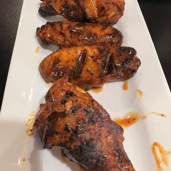 Red Dog Bar / Bistro - Wings - buffalo asked to be extra grilled - very good - Bars Near Me - Piney Creek, North Carolina